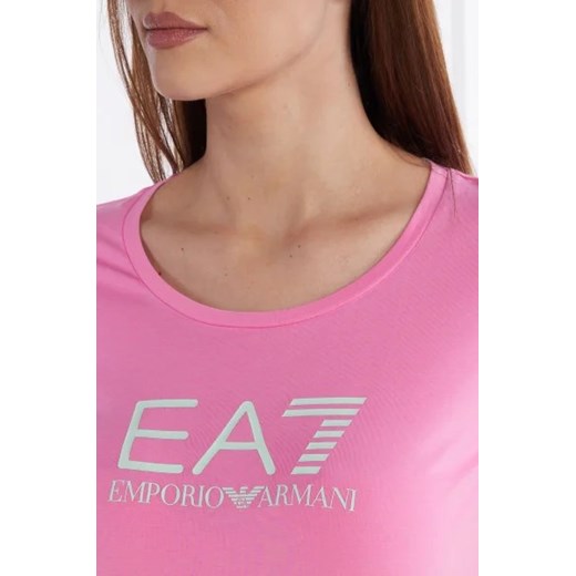 EA7 T-shirt | Slim Fit | stretch M wyprzedaż Gomez Fashion Store