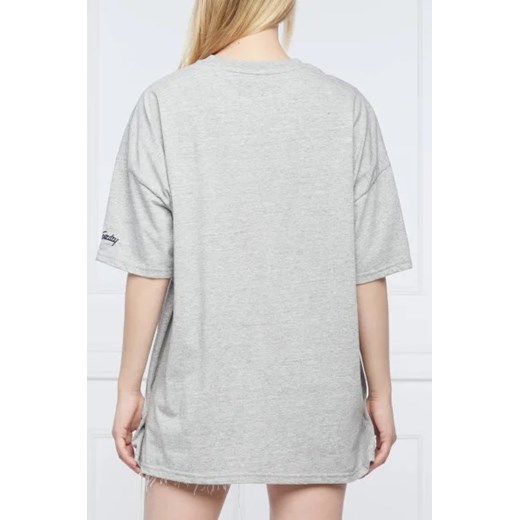 Superdry T-shirt VINTAGE COLLEGIATE | Oversize fit Superdry XXS okazja Gomez Fashion Store