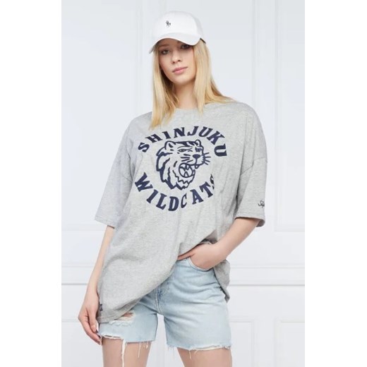 Superdry T-shirt VINTAGE COLLEGIATE | Oversize fit ze sklepu Gomez Fashion Store w kategorii Bluzki damskie - zdjęcie 172900894