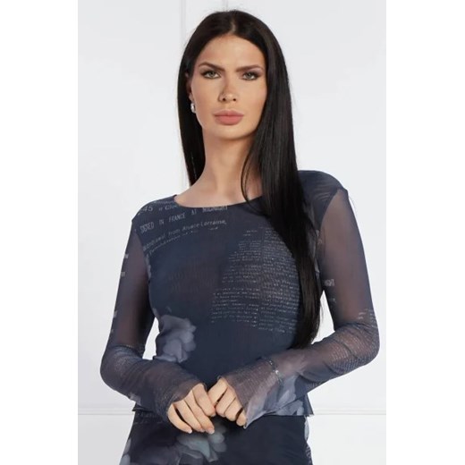 Desigual Tiulowa bluzka | Slim Fit ze sklepu Gomez Fashion Store w kategorii Bluzki damskie - zdjęcie 172901334