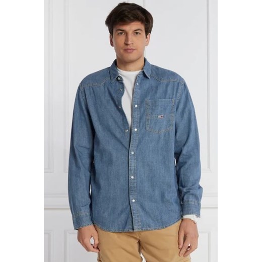 Tommy Jeans Koszula | Relaxed fit | denim Tommy Jeans M okazja Gomez Fashion Store