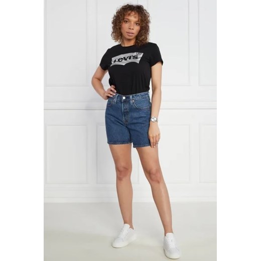Levi's Szorty 501 MID THIGH SHORT SALSA CHAR | Slim Fit 30 okazja Gomez Fashion Store