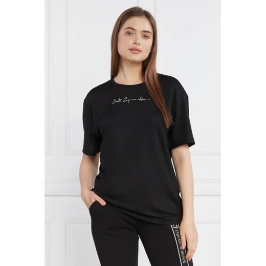 EA7 T-shirt | Regular Fit ze sklepu Gomez Fashion Store w kategorii Bluzki damskie - zdjęcie 172901620