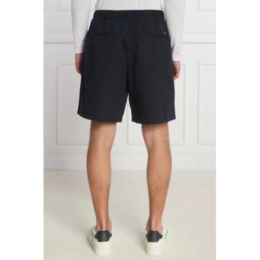 Emporio Armani Lniane szorty | Regular Fit Emporio Armani 50 promocja Gomez Fashion Store
