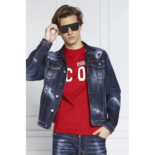 Dsquared2 Kurtka jeansowa Dan Jean Jacket | Regular Fit ze sklepu Gomez Fashion Store w kategorii Kurtki męskie - zdjęcie 172902000