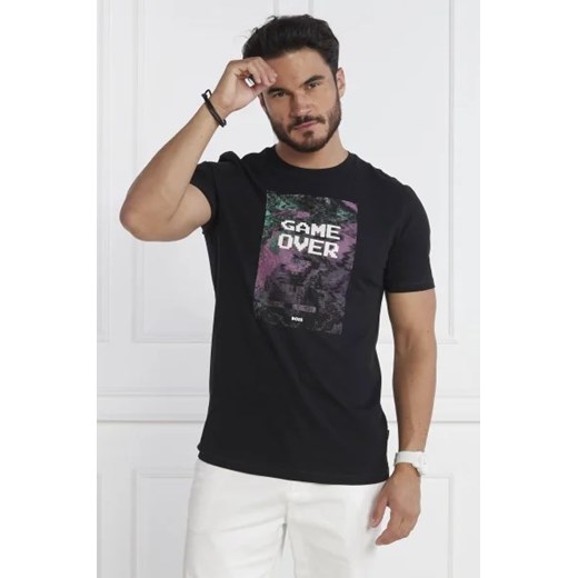 BOSS ORANGE T-shirt TeMessage | Regular Fit ze sklepu Gomez Fashion Store w kategorii T-shirty męskie - zdjęcie 172902072