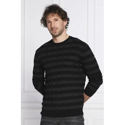 Emporio Armani Wełniany sweter | Regular Fit ze sklepu Gomez Fashion Store w kategorii Swetry męskie - zdjęcie 172902392