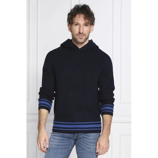 BOSS BLACK Wełniany sweter Lampione | Regular Fit ze sklepu Gomez Fashion Store w kategorii Swetry męskie - zdjęcie 172902443