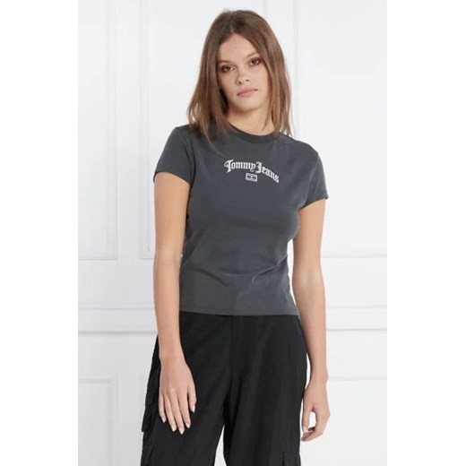 Tommy Jeans T-shirt BBY GRUNGE | Regular Fit ze sklepu Gomez Fashion Store w kategorii Bluzki damskie - zdjęcie 172902672