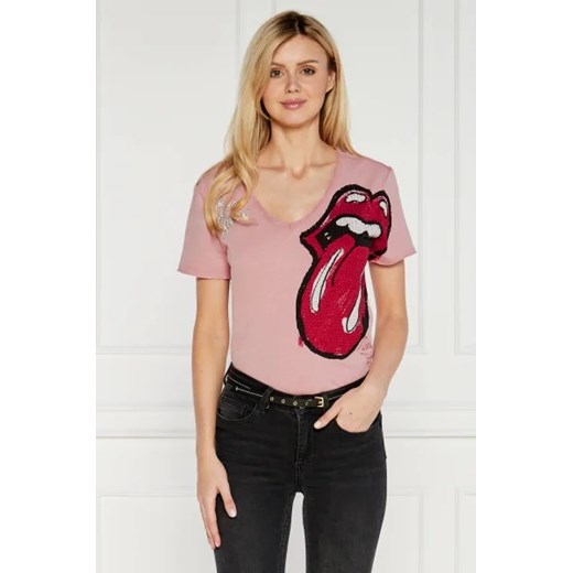 Desigual T-shirt ROLLING | Regular Fit ze sklepu Gomez Fashion Store w kategorii Bluzki damskie - zdjęcie 172903193