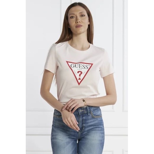 GUESS T-shirt | Regular Fit ze sklepu Gomez Fashion Store w kategorii Bluzki damskie - zdjęcie 172903273
