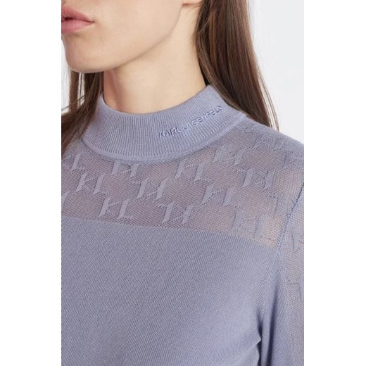 Karl Lagerfeld Sweter LIGHT WEIGHT LOGO | Regular Fit Karl Lagerfeld S wyprzedaż Gomez Fashion Store