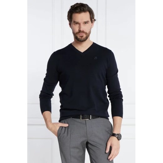 Karl Lagerfeld Wełniany sweter | Regular Fit ze sklepu Gomez Fashion Store w kategorii Swetry męskie - zdjęcie 172904070