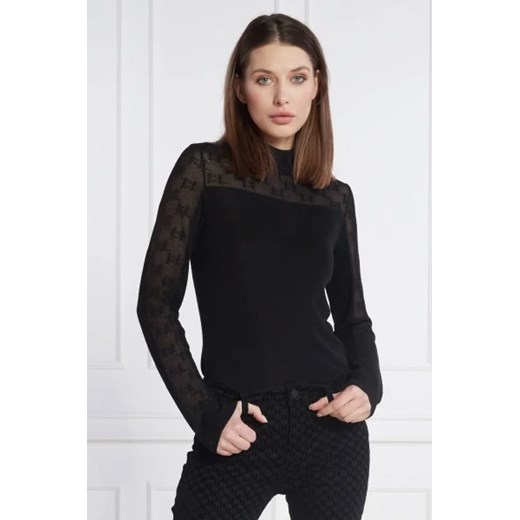 Karl Lagerfeld Sweter LIGHT WEIGHT LOGO | Regular Fit Karl Lagerfeld XL wyprzedaż Gomez Fashion Store