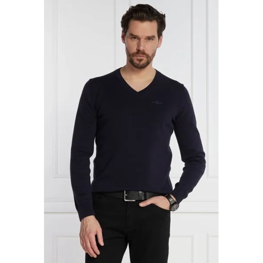 Aeronautica Militare Sweter | Regular Fit ze sklepu Gomez Fashion Store w kategorii Swetry męskie - zdjęcie 172904244