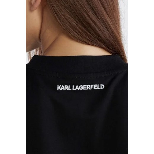 Karl Lagerfeld T-shirt karl logo hem | Cropped Fit Karl Lagerfeld S Gomez Fashion Store