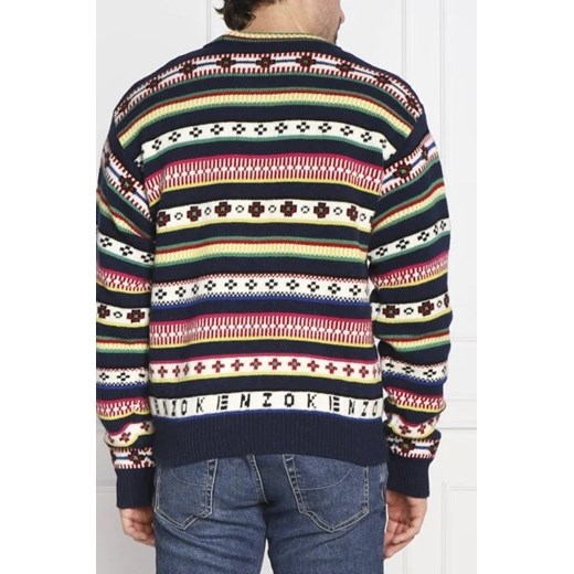 Kenzo Wełniany sweter | Regular Fit Kenzo S okazyjna cena Gomez Fashion Store