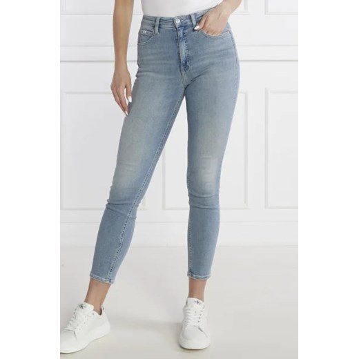 CALVIN KLEIN JEANS Jeansy HIGH RISE | Skinny fit 28/30 okazyjna cena Gomez Fashion Store