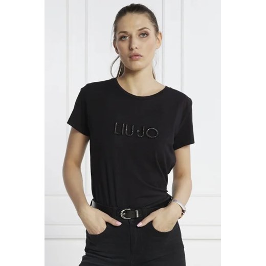 Liu Jo Sport T-shirt | Regular Fit ze sklepu Gomez Fashion Store w kategorii Bluzki damskie - zdjęcie 172905661