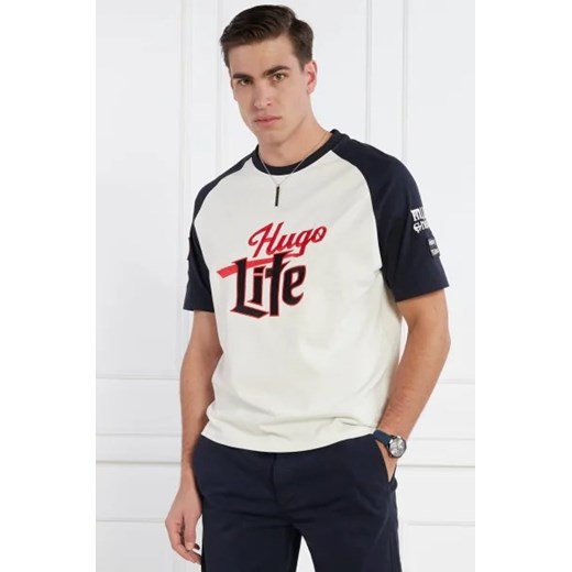 HUGO T-shirt Dilife | Loose fit ze sklepu Gomez Fashion Store w kategorii T-shirty męskie - zdjęcie 172905682