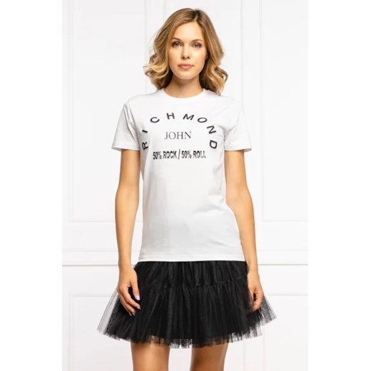 John Richmond T-shirt THORFIN | Regular Fit ze sklepu Gomez Fashion Store w kategorii Bluzki damskie - zdjęcie 172907183