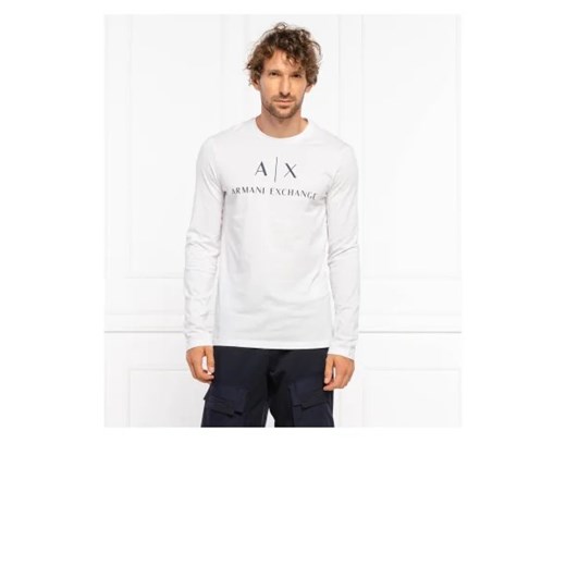 Armani Exchange Longsleeve | Slim Fit ze sklepu Gomez Fashion Store w kategorii T-shirty męskie - zdjęcie 172907700