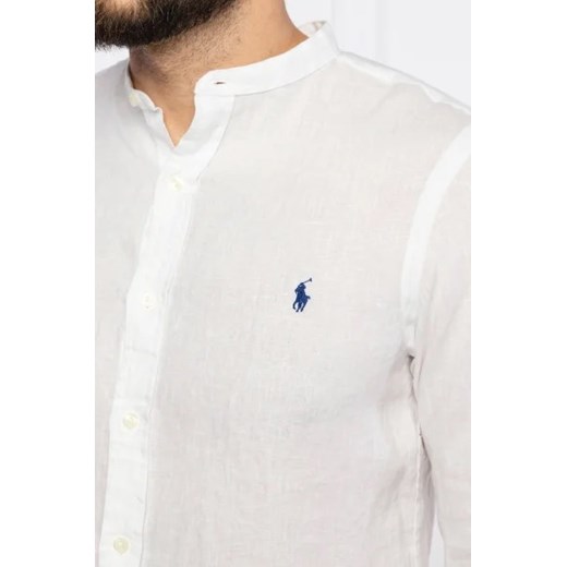 POLO RALPH LAUREN Lniana koszula | Slim Fit Polo Ralph Lauren L okazyjna cena Gomez Fashion Store