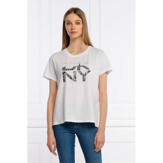 DKNY Sport T-shirt | Regular Fit ze sklepu Gomez Fashion Store w kategorii Bluzki damskie - zdjęcie 172908280