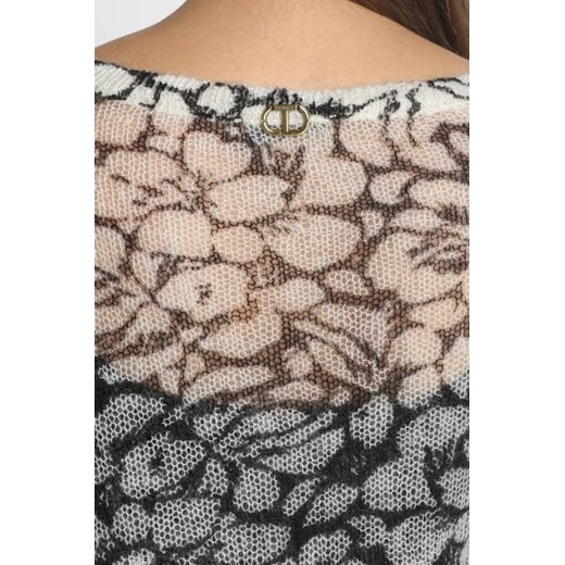 TWINSET Wełniany sweter | Longline Fit Twinset XS okazja Gomez Fashion Store