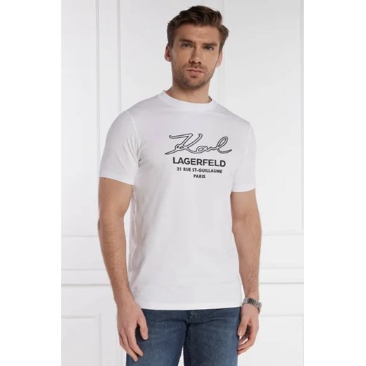 Karl Lagerfeld T-shirt | Regular Fit ze sklepu Gomez Fashion Store w kategorii T-shirty męskie - zdjęcie 172908993
