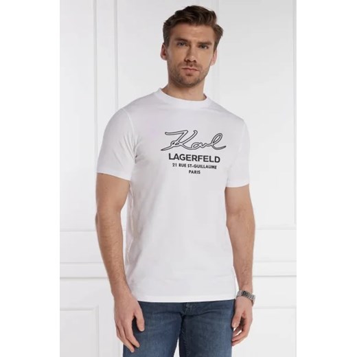 Karl Lagerfeld T-shirt | Regular Fit Karl Lagerfeld XXXL wyprzedaż Gomez Fashion Store