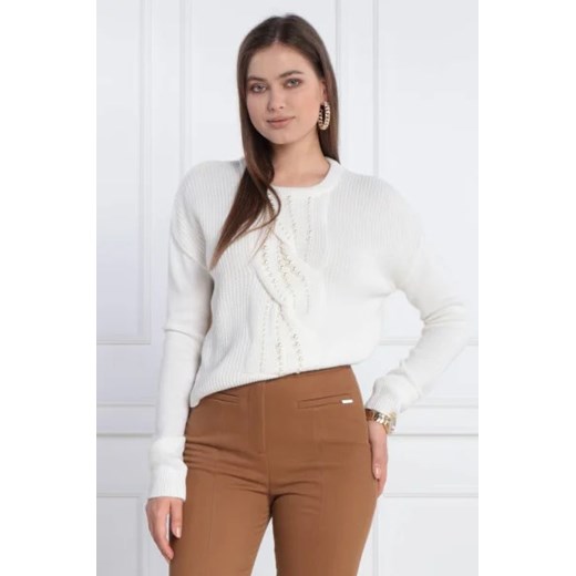 Liu Jo Sweter | Regular Fit | z dodatkiem wełny ze sklepu Gomez Fashion Store w kategorii Swetry damskie - zdjęcie 172909040