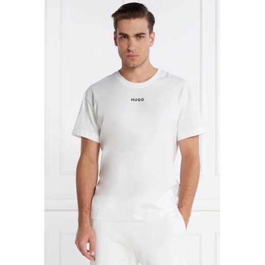 Hugo Bodywear T-shirt Linked 10241810 02 | Slim Fit ze sklepu Gomez Fashion Store w kategorii T-shirty męskie - zdjęcie 172909183