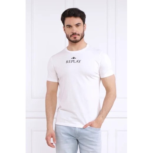 Replay T-shirt | Relaxed fit Replay M Gomez Fashion Store wyprzedaż