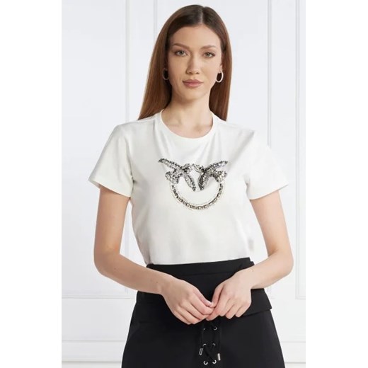 Pinko T-shirt | Regular Fit ze sklepu Gomez Fashion Store w kategorii Bluzki damskie - zdjęcie 172909331