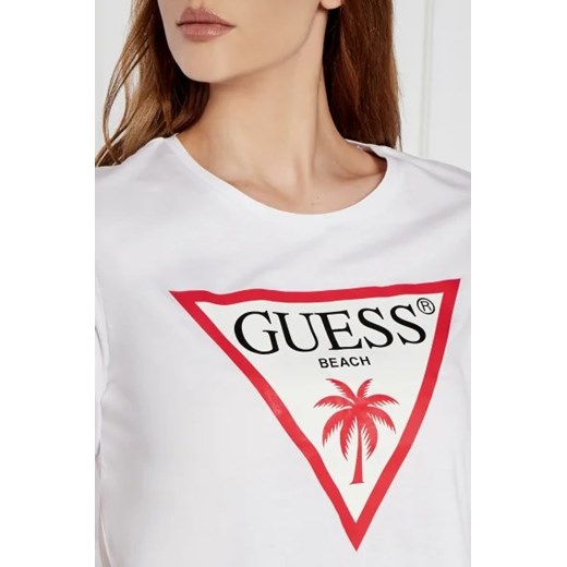 Bluzka damska Guess na lato bawełniana