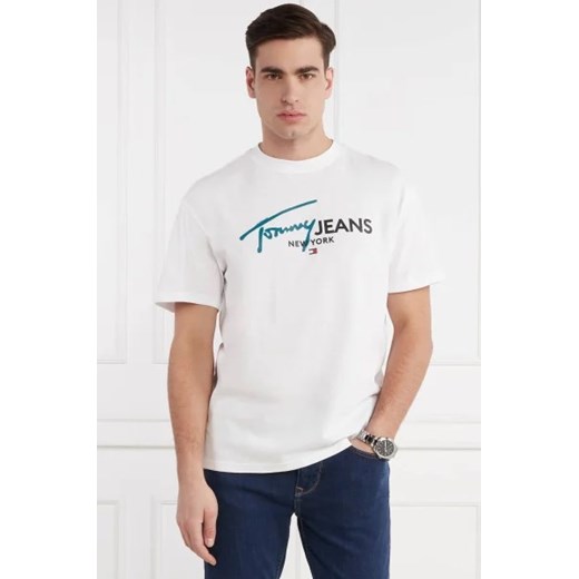 Tommy Jeans T-shirt SPRAY POP COLOR | Regular Fit ze sklepu Gomez Fashion Store w kategorii T-shirty męskie - zdjęcie 172909471