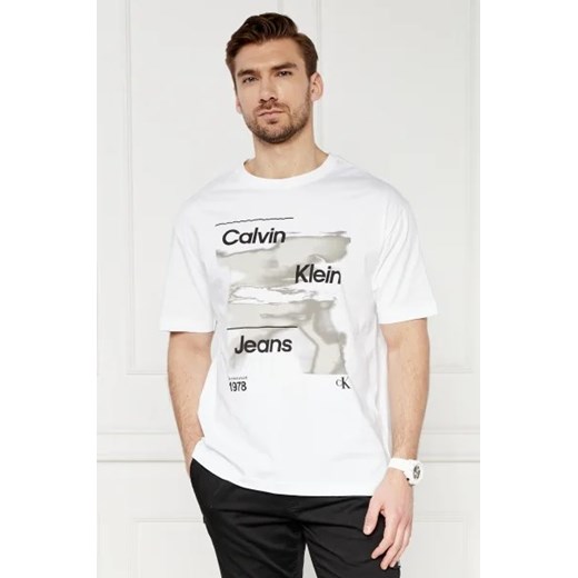 CALVIN KLEIN JEANS T-shirt | Regular Fit ze sklepu Gomez Fashion Store w kategorii T-shirty męskie - zdjęcie 172909551