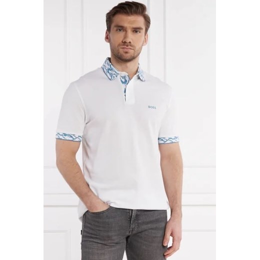 BOSS ORANGE Polo Pe_Ocean_detailed | Regular Fit L okazyjna cena Gomez Fashion Store