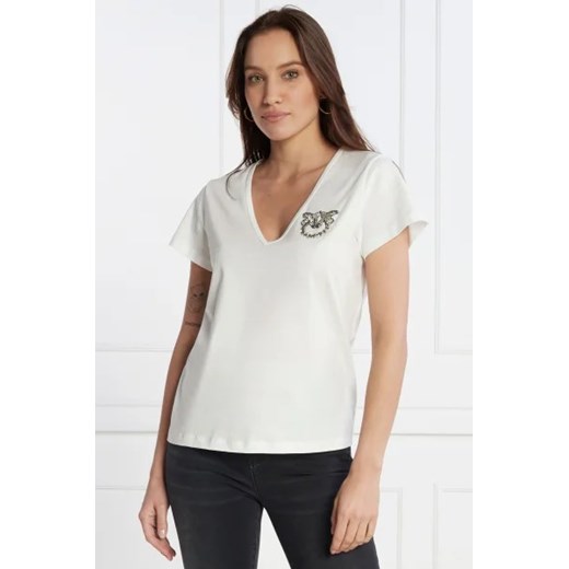 Pinko T-shirt | Regular Fit ze sklepu Gomez Fashion Store w kategorii Bluzki damskie - zdjęcie 172909752