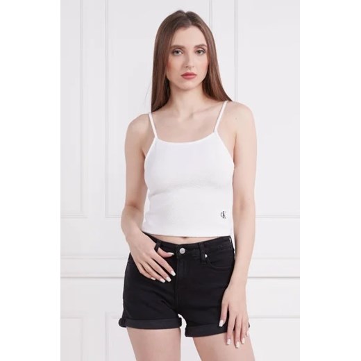 CALVIN KLEIN JEANS Top | Cropped Fit XS wyprzedaż Gomez Fashion Store