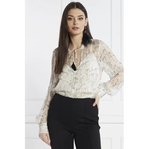 RIANI Jedwabna bluzka | Regular Fit ze sklepu Gomez Fashion Store w kategorii Bluzki damskie - zdjęcie 172909980