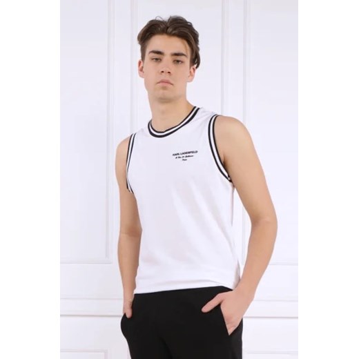 Karl Lagerfeld Tank top | Regular Fit Karl Lagerfeld L wyprzedaż Gomez Fashion Store