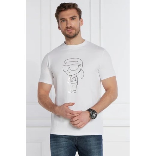 Karl Lagerfeld T-shirt | Regular Fit Karl Lagerfeld M Gomez Fashion Store promocyjna cena