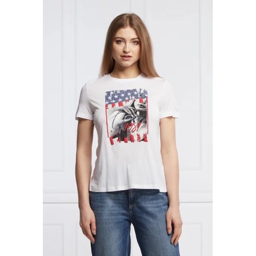 GUESS T-shirt JANETTE | Regular Fit Guess XS okazja Gomez Fashion Store