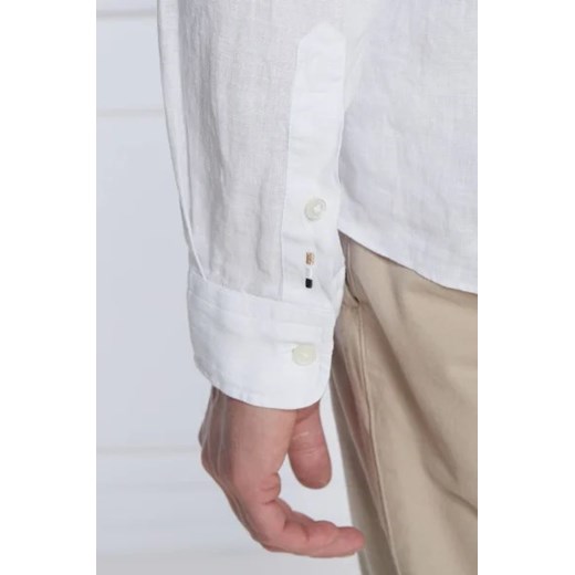 BOSS BLACK Lniana koszula S-LIAM | Regular Fit XXL okazyjna cena Gomez Fashion Store