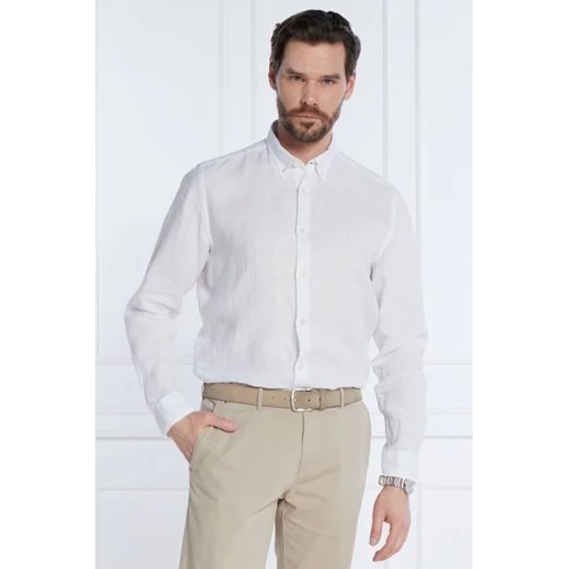 BOSS BLACK Lniana koszula S-LIAM | Regular Fit M Gomez Fashion Store okazja