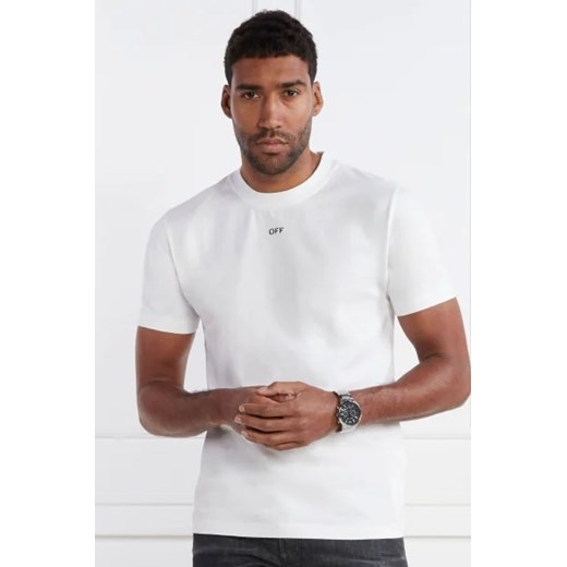 OFF-WHITE T-shirt | Regular Fit ze sklepu Gomez Fashion Store w kategorii T-shirty męskie - zdjęcie 172910781