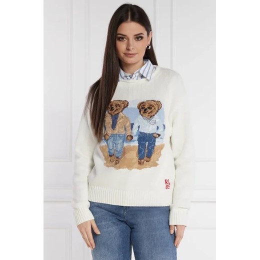 POLO RALPH LAUREN Sweter RLLNK RR BR | Relaxed fit ze sklepu Gomez Fashion Store w kategorii Swetry damskie - zdjęcie 172911190
