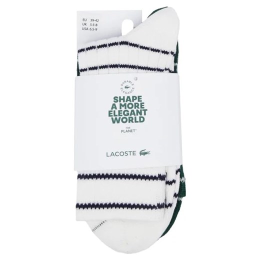 Lacoste Skarpety 2-pack Lacoste 39-42 okazyjna cena Gomez Fashion Store